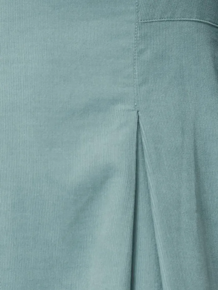 Jigsaw Corduroy V Neck Dress Blue Women Dresses and Jumpsuits