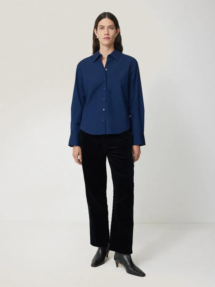 Jigsaw Cotton Casual Shirt Blue Women Shirts and Tops