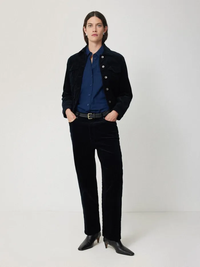 Jigsaw Cotton Casual Shirt Blue Women Shirts and Tops