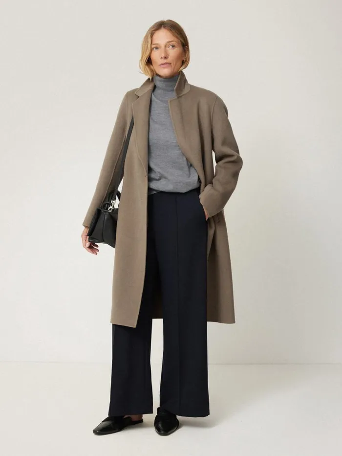 Jigsaw Double Faced Tailored Coat Mole Women Coats and Jackets