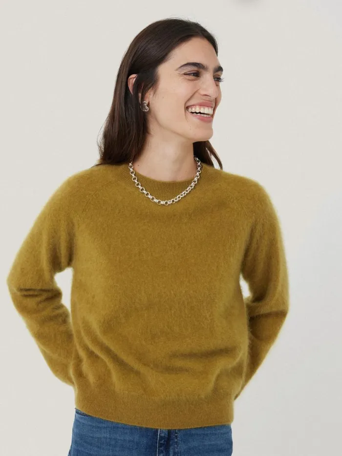 Jigsaw Halo Cashmere Jumper Green Women Knitwear and Cashmere