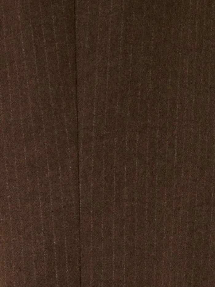 Jigsaw Kemp Wool Pinstripe Trouser Brown Women Trousers
