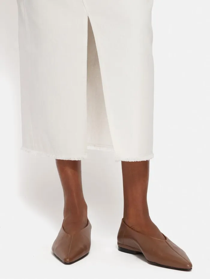 Jigsaw Linnie Flat Pointed Ballerina Tan Women Flats