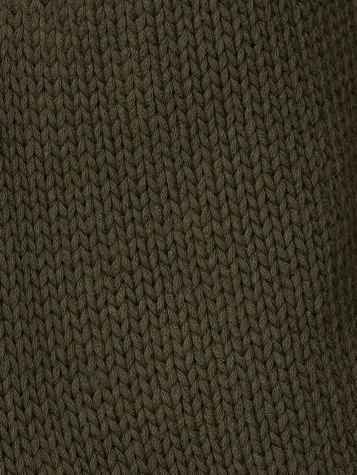 Jigsaw Pure Cotton Knitted Waistcoat Khaki Women Knitwear and Cashmere