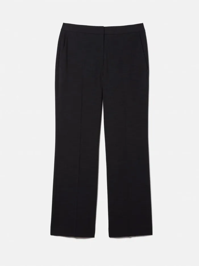 Jigsaw Short Crosshatch Mason Trouser Navy Women Trousers