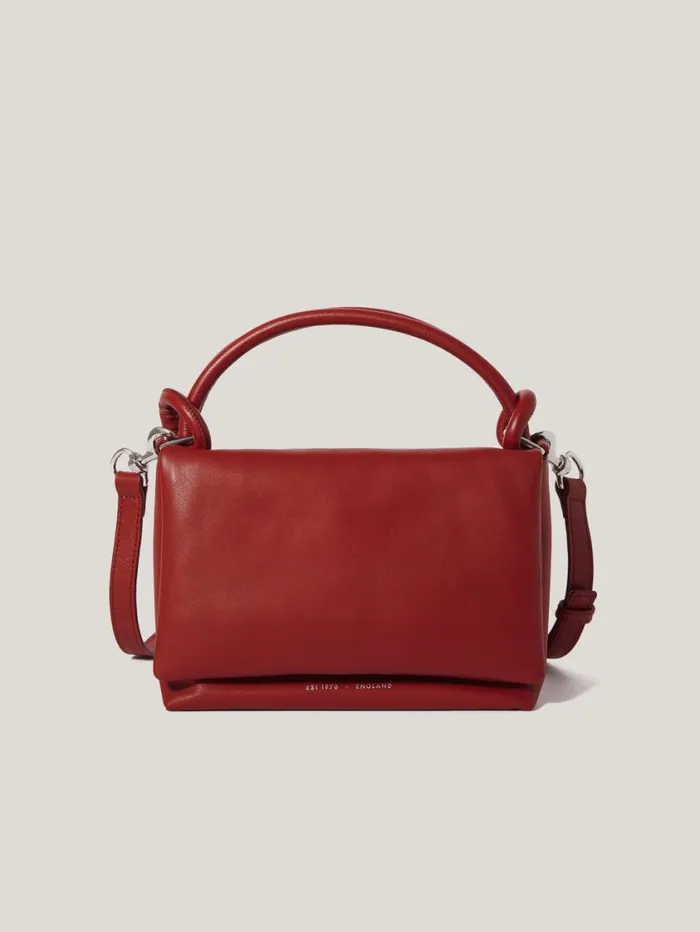 Jigsaw Soft Padded Crossbody Red Women Bags