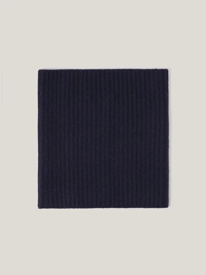 Jigsaw Wool Cashmere Blend Snood Navy Women Knitwear and Cashmere