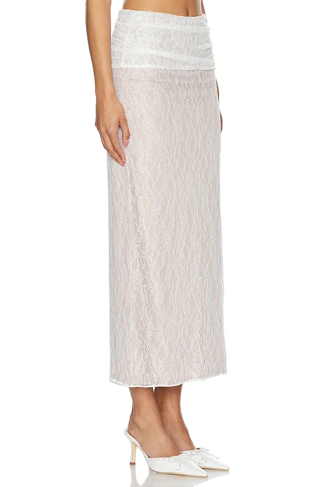 Jocelyn Maxi Skirt White Lace Women Lovers and Friends Skirts Jocelyn Maxi Skirt White Lace Women Lovers and Friends Skirts