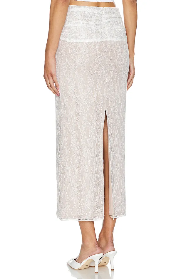 Jocelyn Maxi Skirt White Lace Women Lovers and Friends Skirts Jocelyn Maxi Skirt White Lace Women Lovers and Friends Skirts
