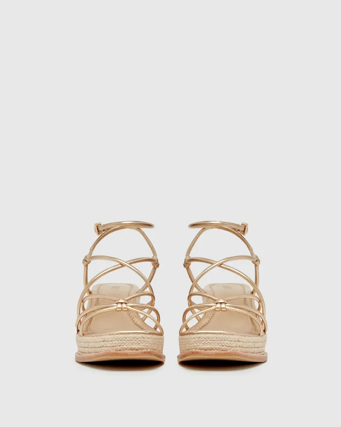 Julia Wedge 8211 Dark Gold Leather Women Heels and Wedges PAIGE Julia Wedge 8211 Dark Gold Leather Women Heels and Wedges PAIGE