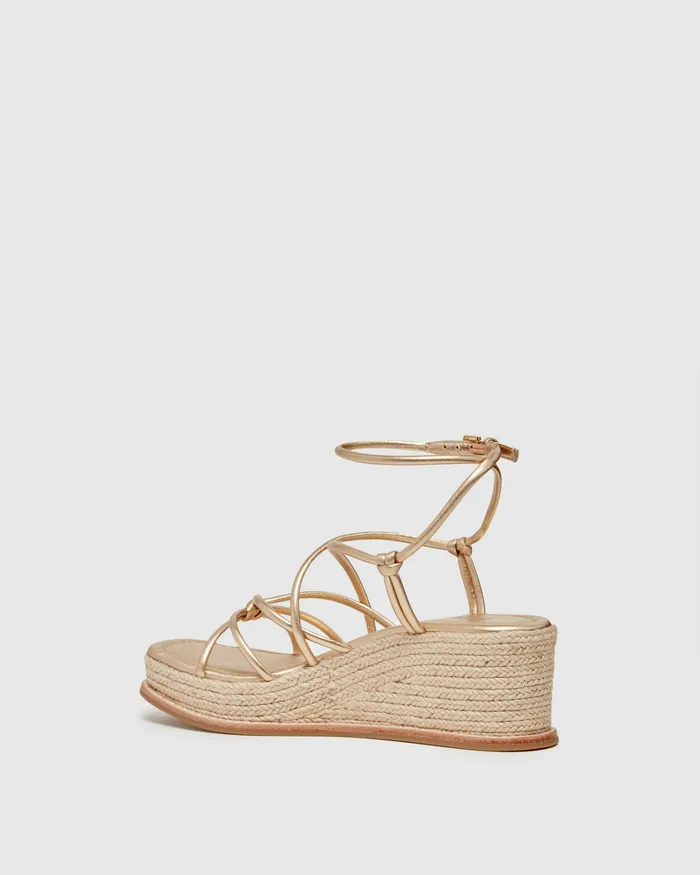 Julia Wedge 8211 Dark Gold Leather Women Heels and Wedges PAIGE Julia Wedge 8211 Dark Gold Leather Women Heels and Wedges PAIGE