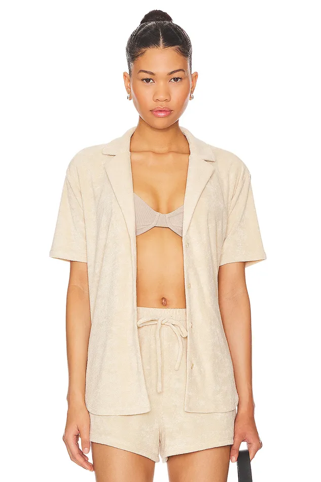 Kaia Top Beige Women Lovers and Friends Tops