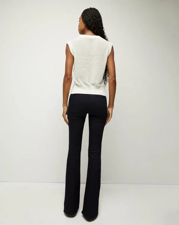 Kellen TwistFront Sweater Ivory Women Veronica Beard Tops