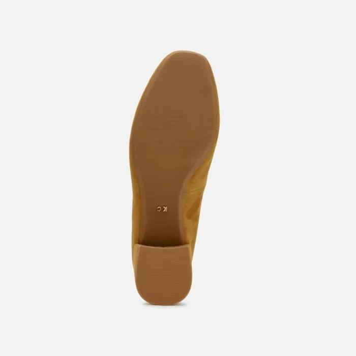 Kenneth Cole Balance Suede Pump Honey Women Heels