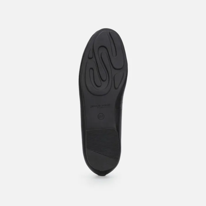 Kenneth Cole Eugene Leather Loafer Flat Black Women Flats