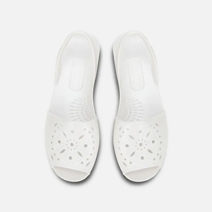 Kenneth Cole Fine Glass Slingback Sandal With Eva White Women Sandals
