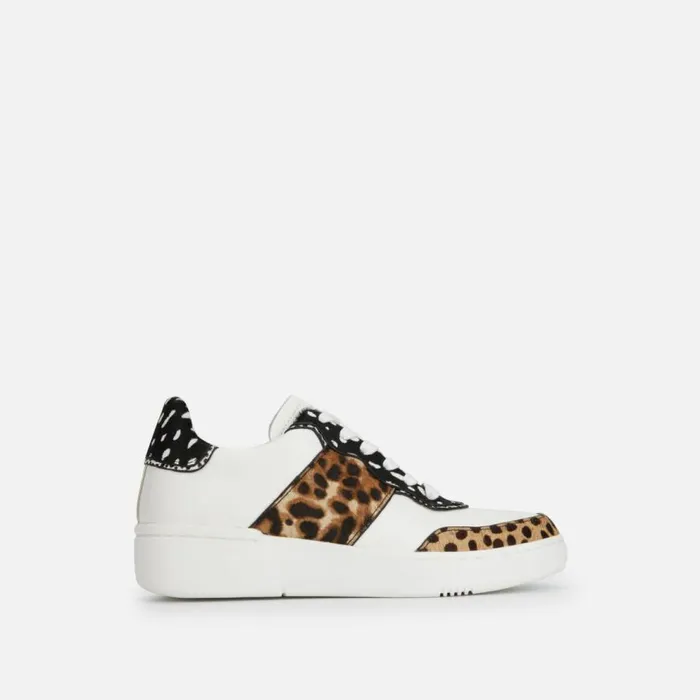 Kenneth Cole Kam Court Animal Sneaker Natural Multi Women Sneakers