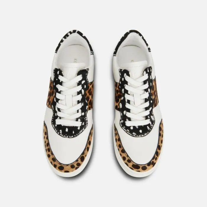 Kenneth Cole Kam Court Animal Sneaker Natural Multi Women Sneakers