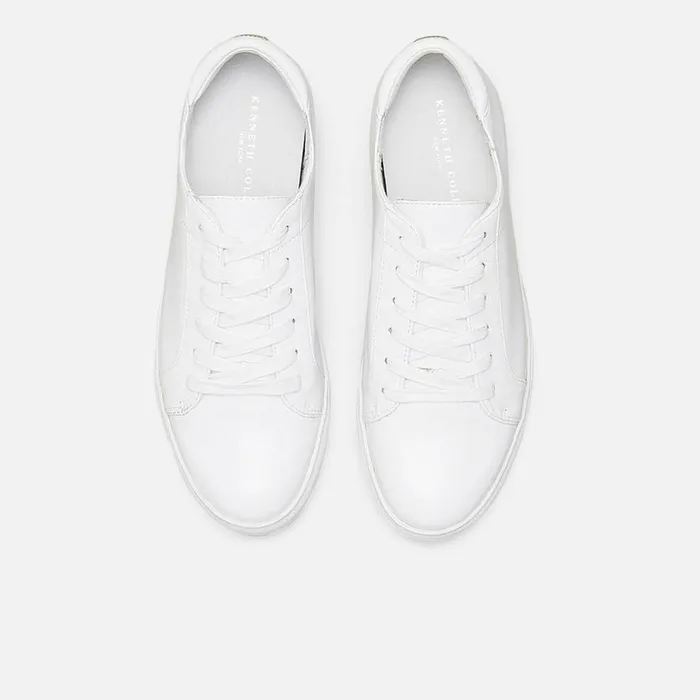 Kenneth Cole Kam Leather Sneaker White Women Sneakers