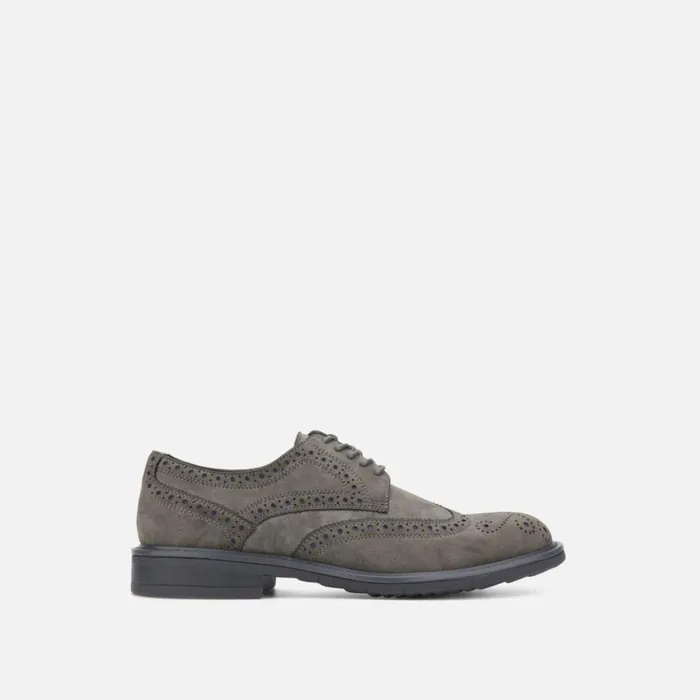 Kenneth Cole Klay Suede Brogue Oxford With Flex Cement Men Oxfords