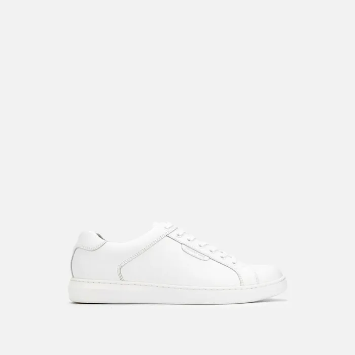 Kenneth Cole Liam Leather Sneaker With TechniCole White Men Sneakers