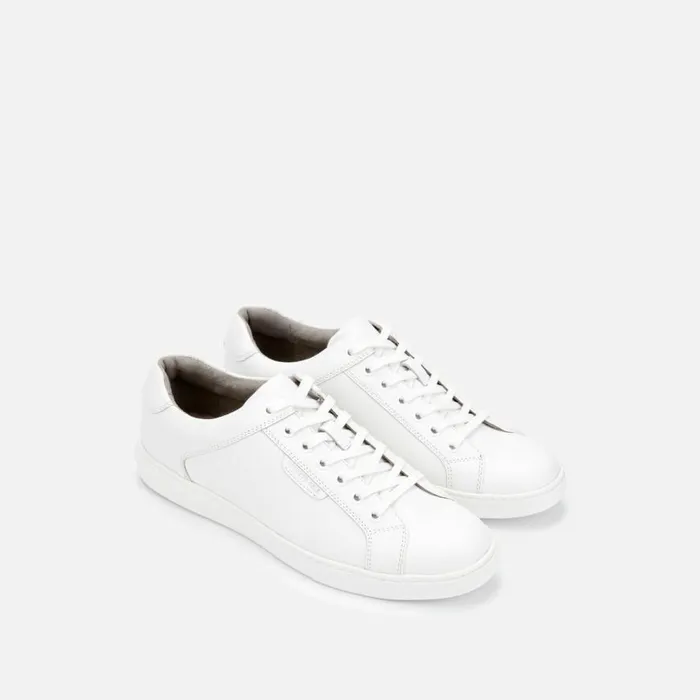 Kenneth Cole Liam Leather Sneaker With TechniCole White Men Sneakers