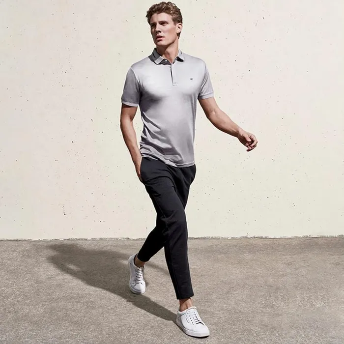 Kenneth Cole Liam Leather Sneaker With TechniCole White Men Sneakers