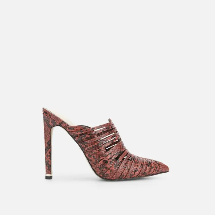 Kenneth Cole Riley 110 Fisher Mule Salmon Women Heels