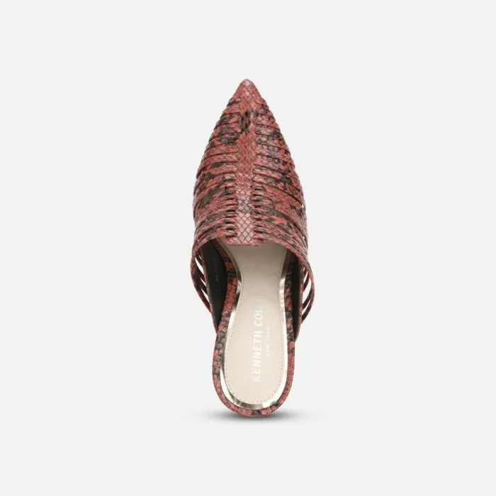 Kenneth Cole Riley 110 Fisher Mule Salmon Women Heels