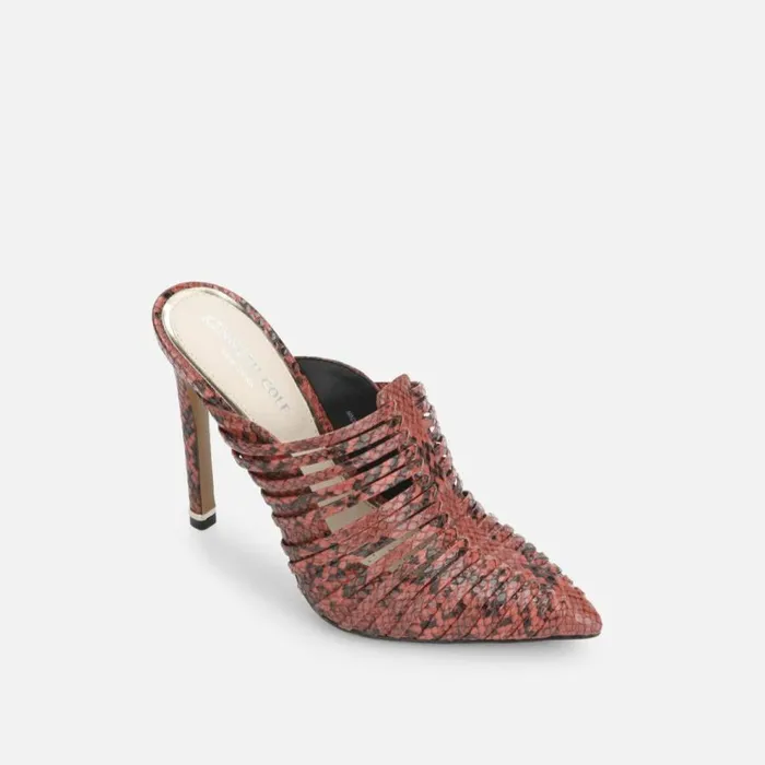 Kenneth Cole Riley 110 Fisher Mule Salmon Women Heels