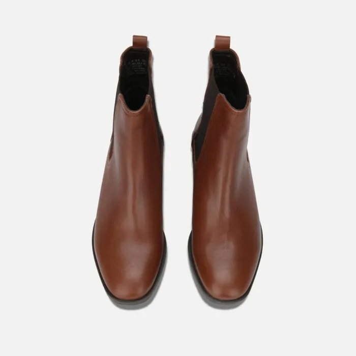 Kenneth Cole Salt Heeled Chelsea Boot Tan Women Boots Booties