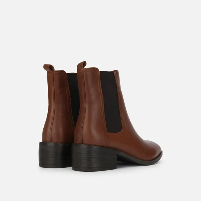 Kenneth Cole Salt Heeled Chelsea Boot Tan Women Boots Booties