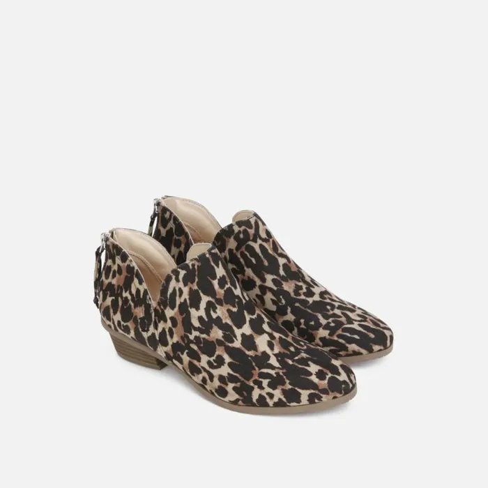 Kenneth Cole Side Way Ankle Boot Leopard Women Boots Booties