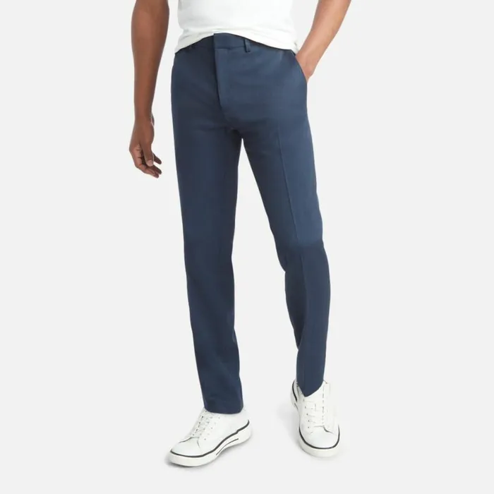 Kenneth Cole Stretch Urban Heather Slim Fit Flex Waistband Flat Front Dress Pant Blue Men Bottoms Kenneth Cole Stretch Urban Heather Slim Fit Flex Waistband Flat Front Dress Pant Blue Men Bottoms