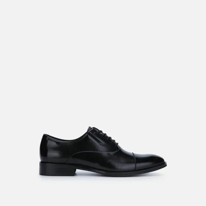 Kenneth Cole Tully Cap Toe Oxford Black Men Oxfords