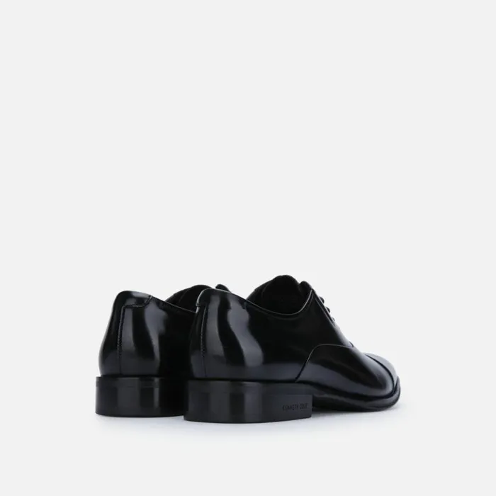Kenneth Cole Tully Cap Toe Oxford Black Men Oxfords