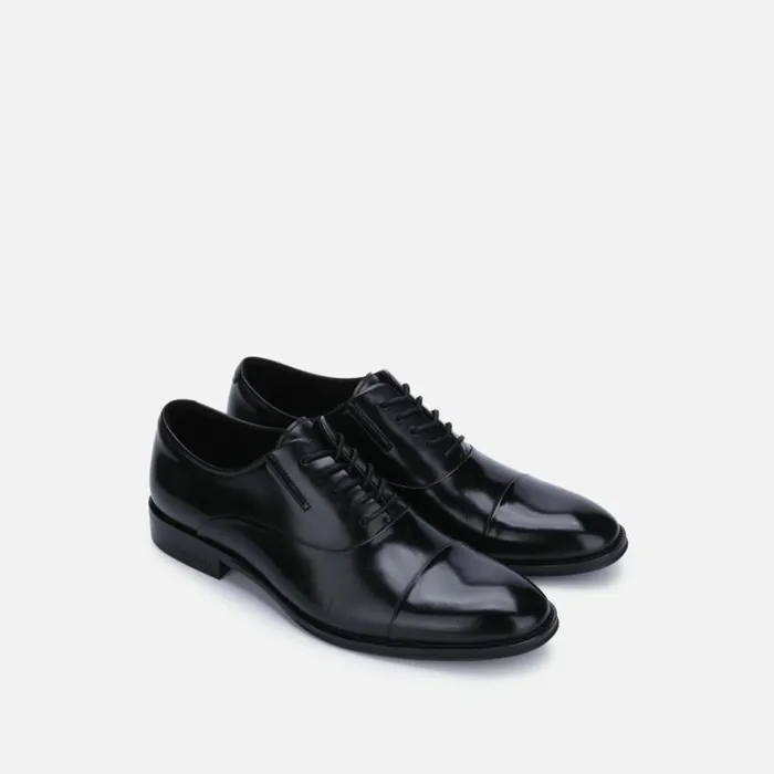 Kenneth Cole Tully Cap Toe Oxford Black Men Oxfords