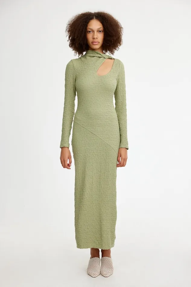 Knits and Jersey Significant Other Women BRIELLE LONG SLEEVE MIDI DRESS