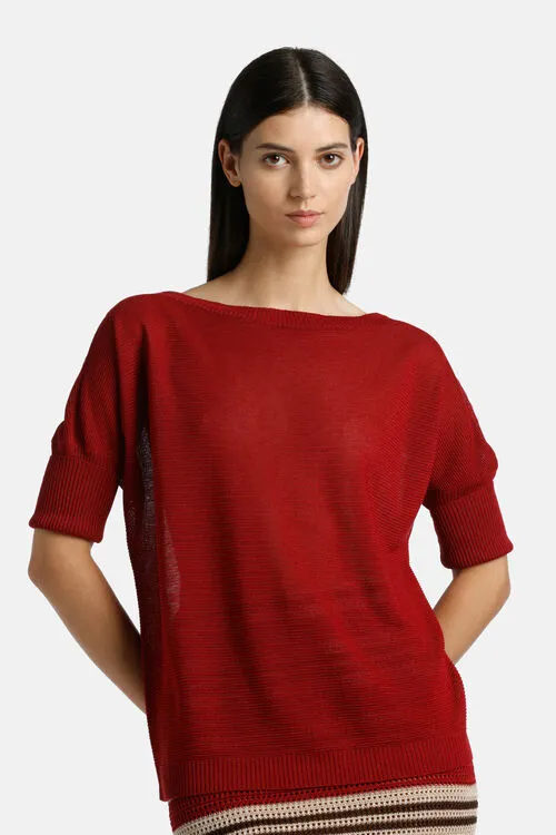 Knitwear Carole Carole Burgundy 8211 Luisa Spagnoli Women
