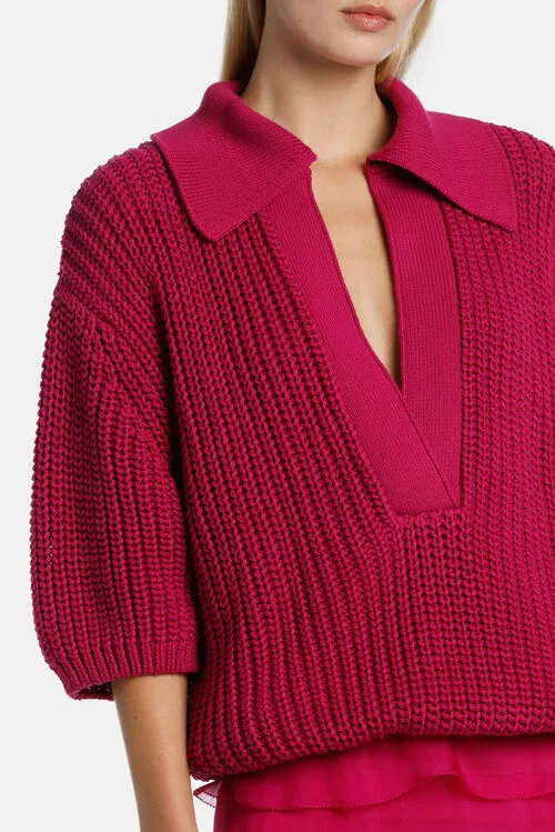 Knitwear Luisa Spagnoli Women Camper Camper Fuchsia