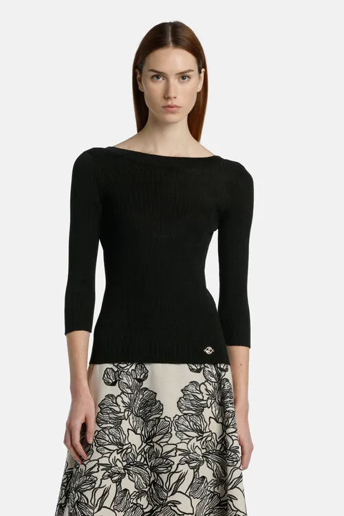 Knitwear Luisa Spagnoli Women Carlino Carlino Black