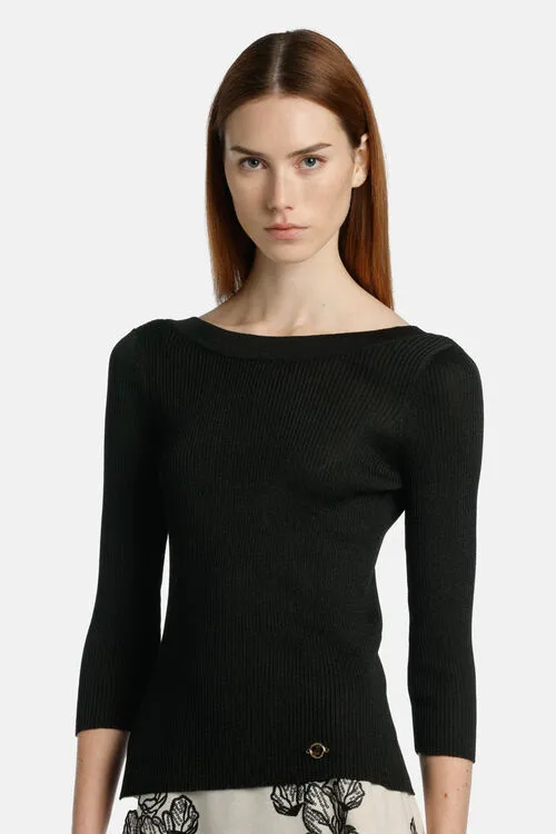Knitwear Luisa Spagnoli Women Carlino Carlino Black