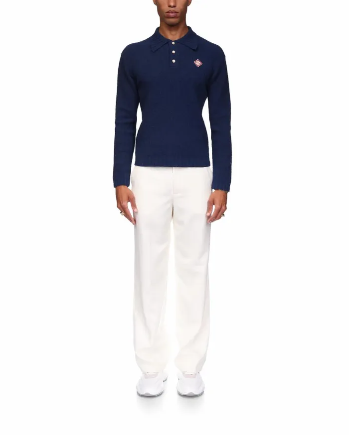 Knitwear Men Casablanca Paris Boucle Polo Shirt