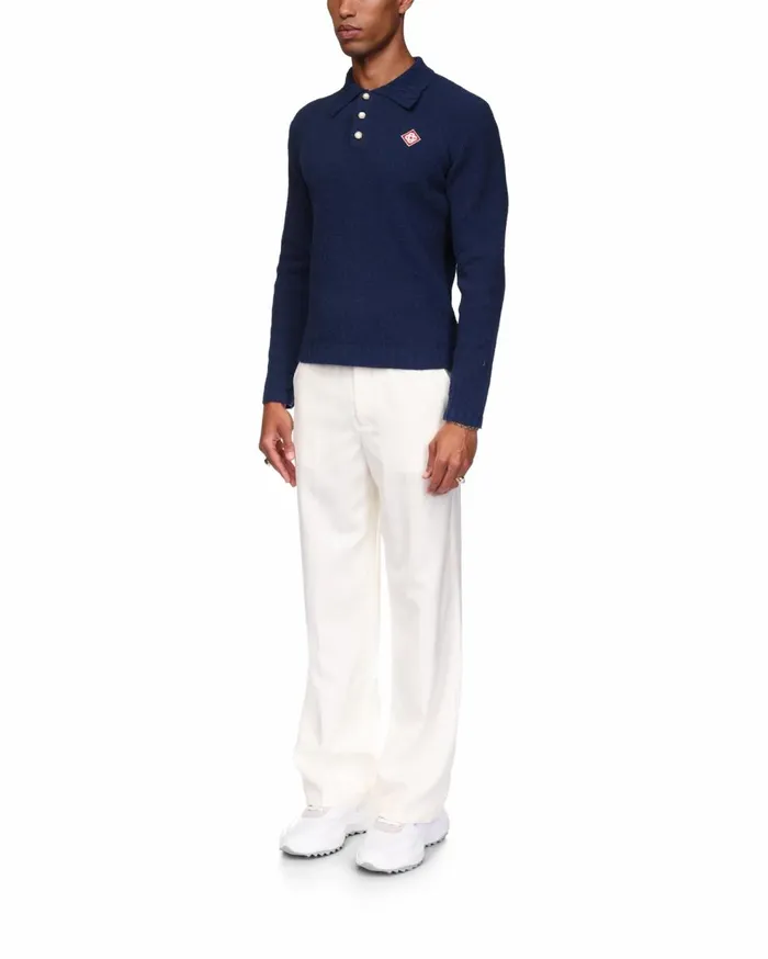 Knitwear Men Casablanca Paris Boucle Polo Shirt