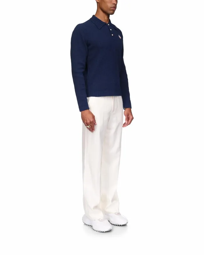 Knitwear Men Casablanca Paris Boucle Polo Shirt