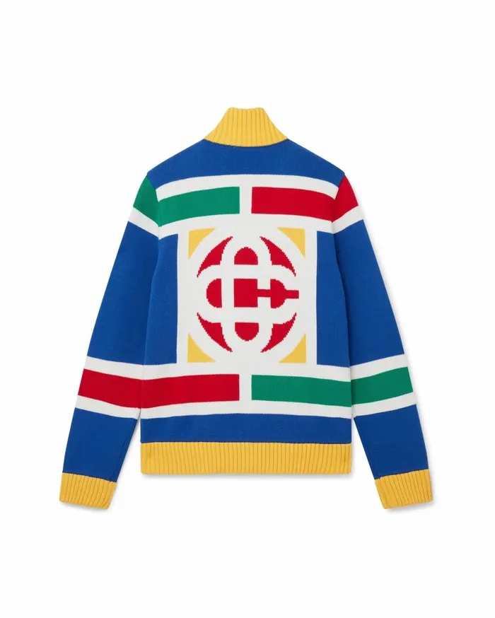 Knitwear Men Casablanca Paris Casa Court Knit Jacket