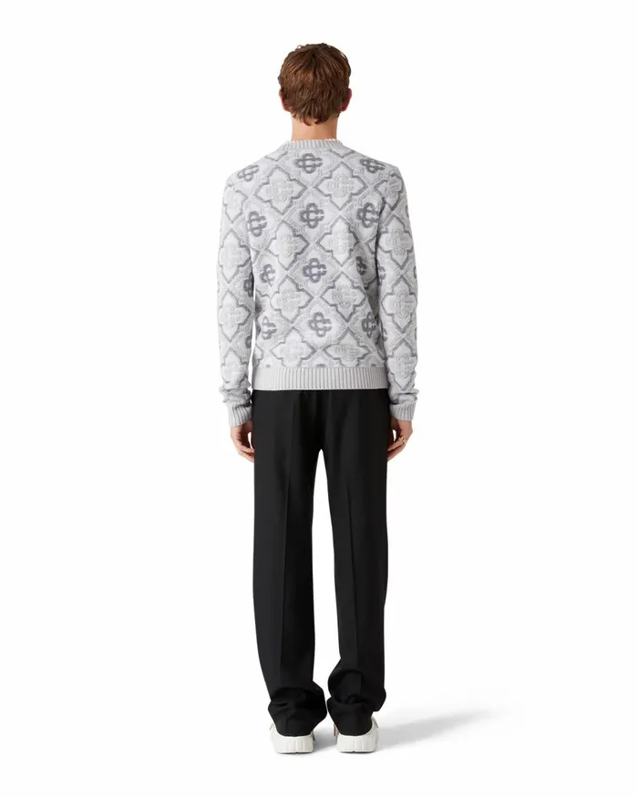 Knitwear Men Casablanca Paris Monogram Knit Jumper