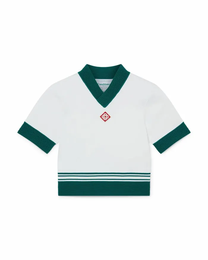 Knitwear Women Casablanca Paris Draped Tennis Top