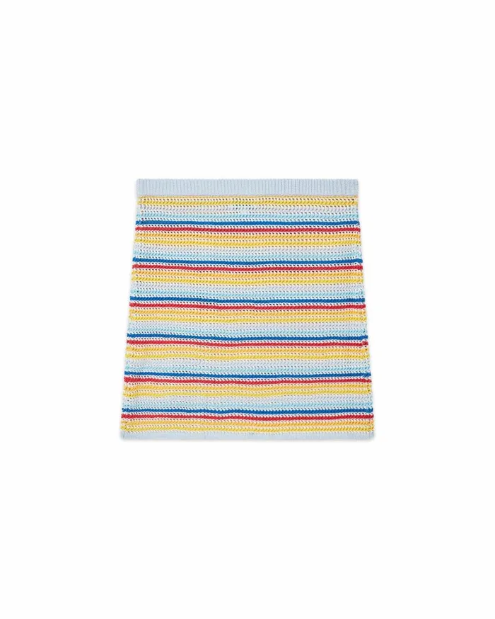 Knitwear Women Casablanca Paris Knit Stripe Skirt