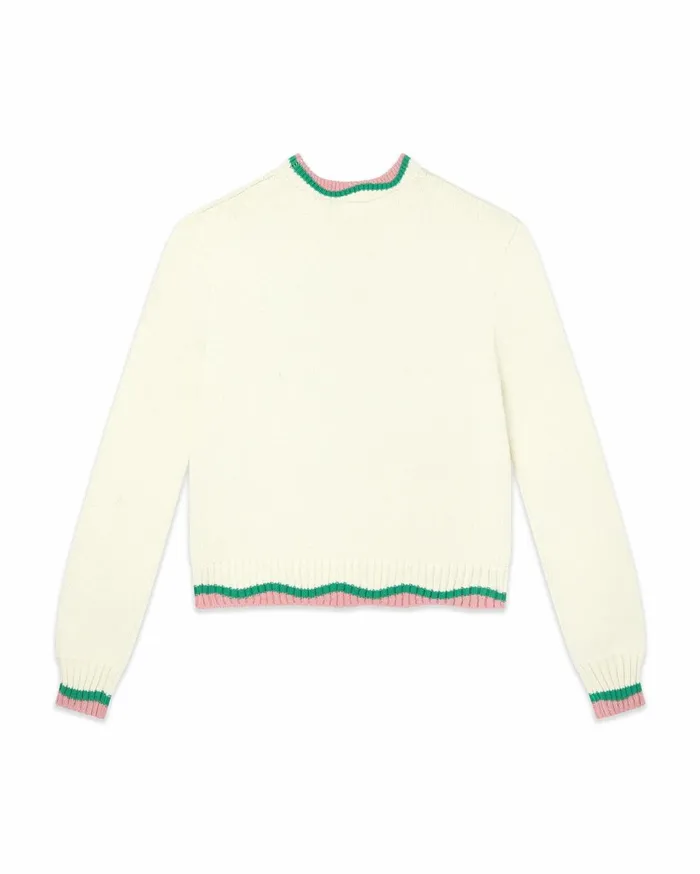 Knitwear Women Casablanca Paris Le Jeu De Ping Pong Knit Sweater Knitwear Women Casablanca Paris Le Jeu De Ping Pong Knit Sweater